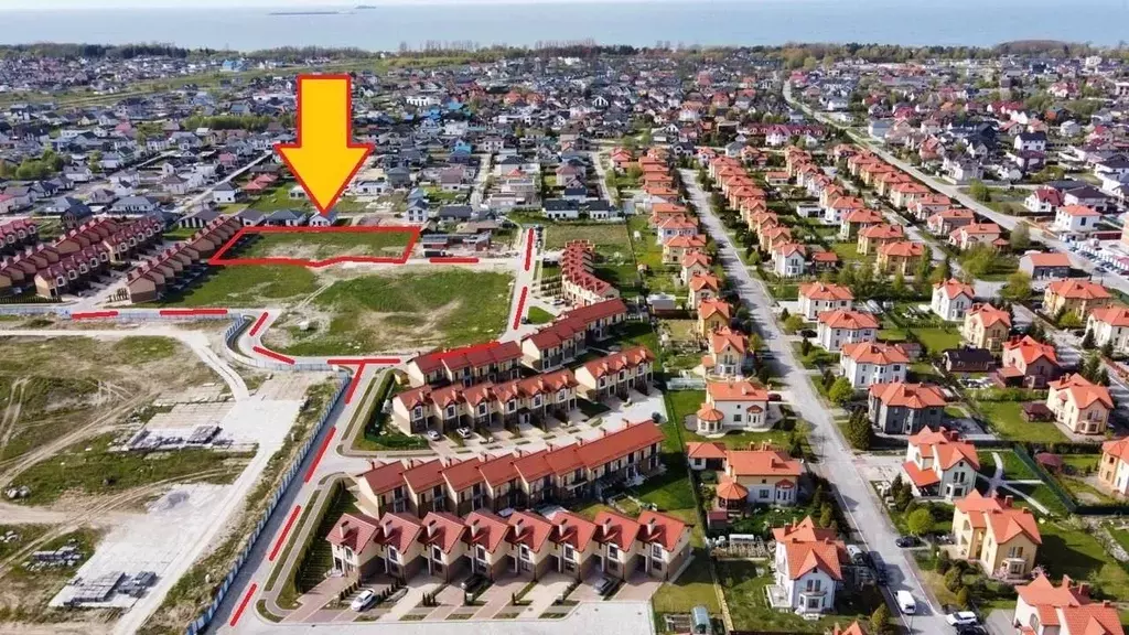 Участок в Калининградская область, Зеленоградск пос. Малиновка, Волна ... - Фото 1