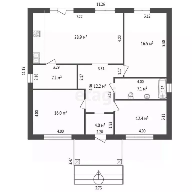 Дом в Ростовская область, Аксайский район, Щепкинское с/пос, ... - Фото 2