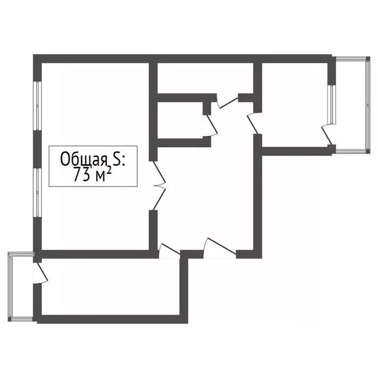 2-к кв. Брянская область, Брянск ул. Брянского Фронта, 28 (70.4 м) - Фото 2
