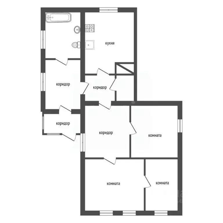 Дом в Воронежская область, Воронеж Товарищеская ул., 55 (71 м) - Фото 2