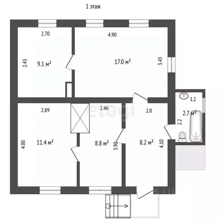 Дом в Севастополь ул. Ватутина, 34 (84 м) - Фото 2