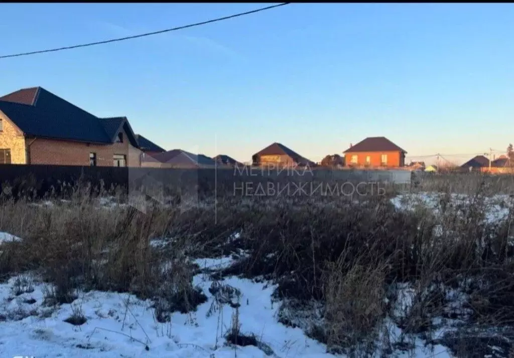 Участок в Тюменская область, Тюмень Березняковский мкр, Крестьянский ... - Фото 1