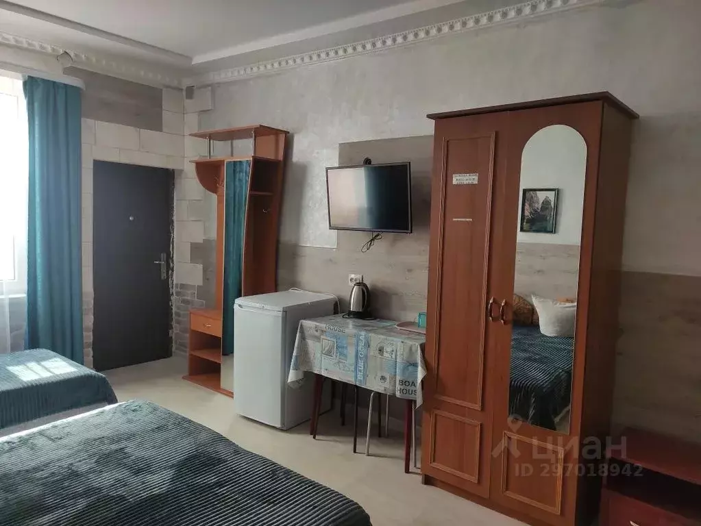 Комната Крым, Феодосия муниципальный округ, Курортное пгт пер. Дачный - Фото 1