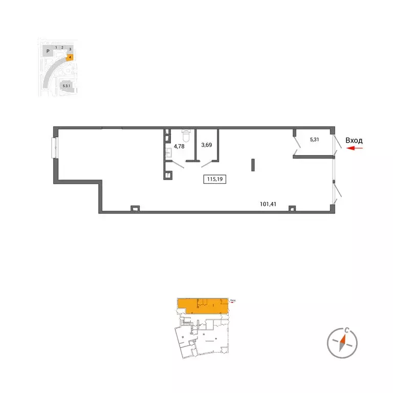 Торговая площадь (114.5 м) - Фото 2