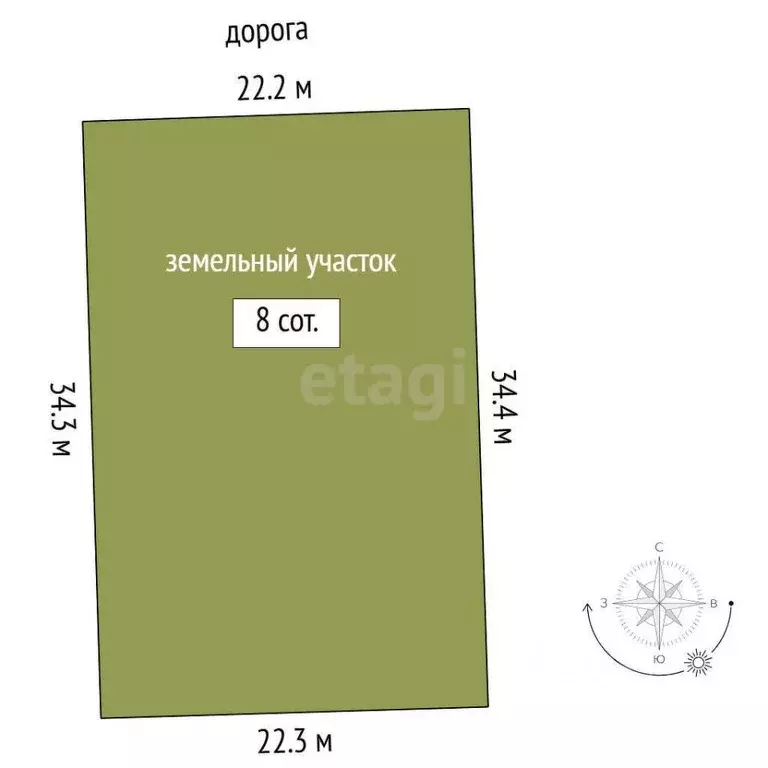 Участок в Тюменская область, Тюменский муниципальный округ, с. Чикча, ... - Фото 2