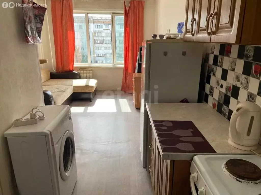 Квартира-студия: Кемерово, Ленинградский проспект, 5 (17.3 м) - Фото 1