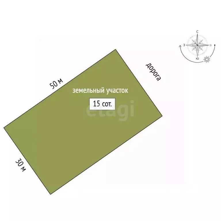 Участок в Пермский край, Добрянка Крутая Гора-2 мкр,  (15.0 сот.) - Фото 1