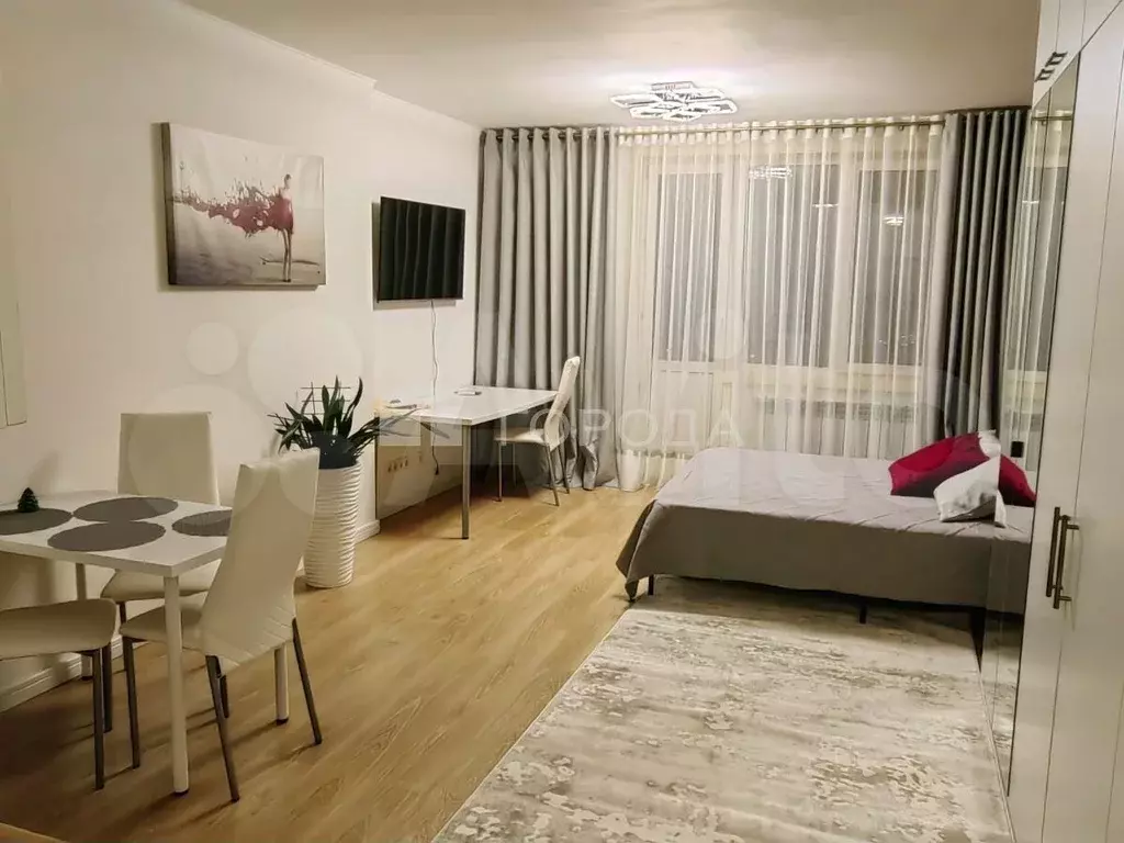 Квартира-студия, 40 м, 20/25 эт. - Фото 1