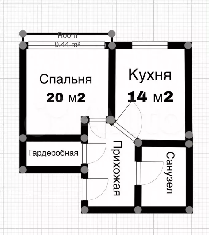 1-к. квартира, 51 м, 5/11 эт. - Фото 0