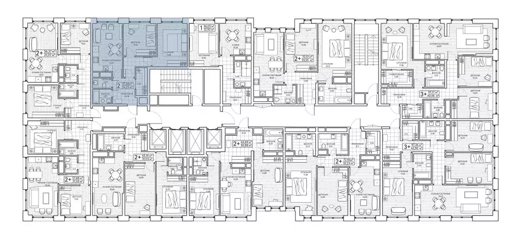 2-комнатная квартира: Москва, Береговой проезд, 3 (57.6 м) - Фото 2