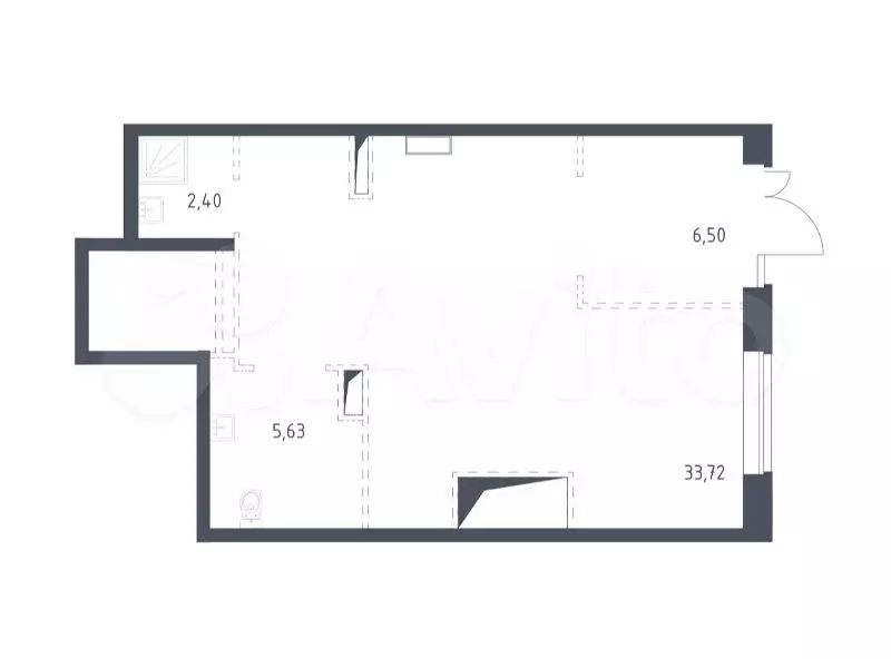 Продам помещение свободного назначения, 48.25 м - Фото 0
