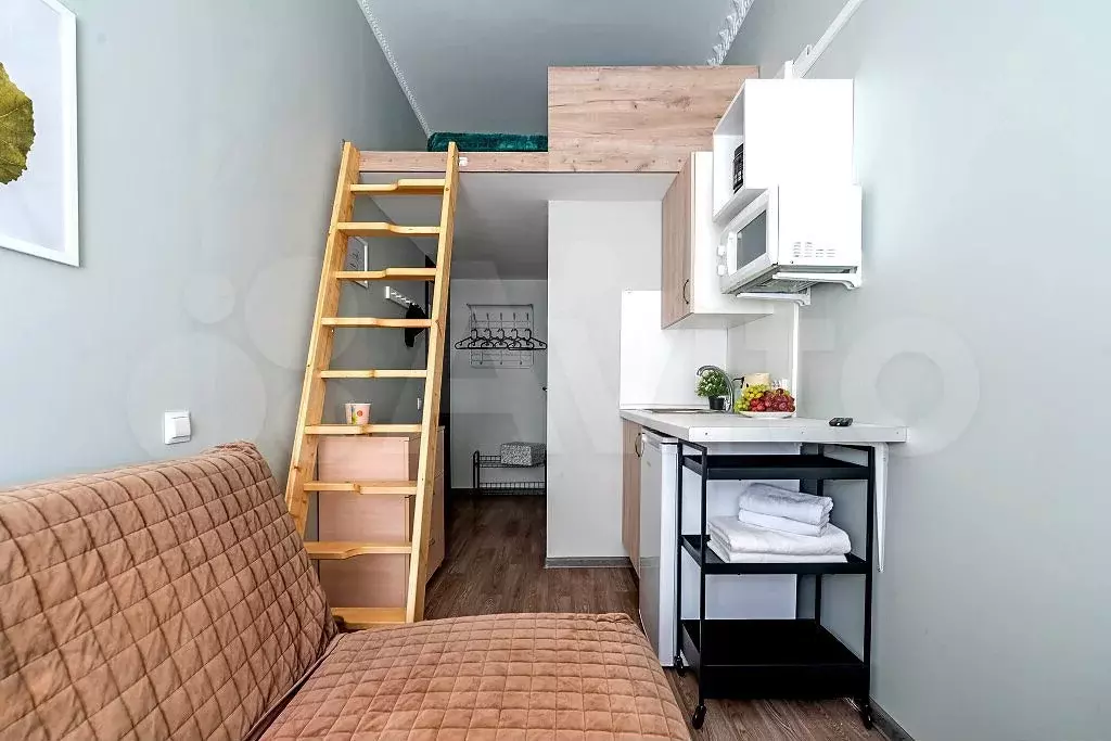 Апартаменты-студия, 13 м, 4/4 эт. - Фото 1