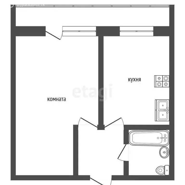 1-комнатная квартира: Протвино, Фестивальный проезд, 17 (35 м) - Фото 1