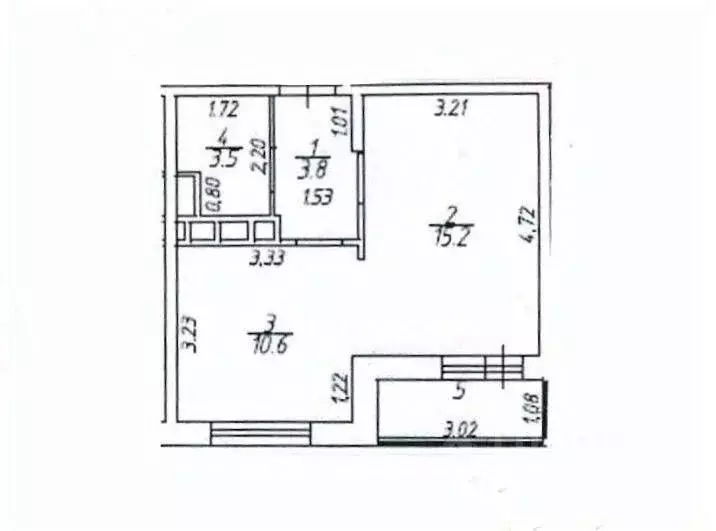 1-к кв. Московская область, Балашиха ул. Бояринова, 11 (33.1 м) - Фото 2
