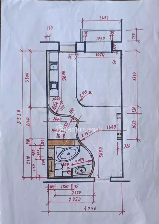 Квартира-студия, 39,9 м, 6/16 эт. - Фото 0
