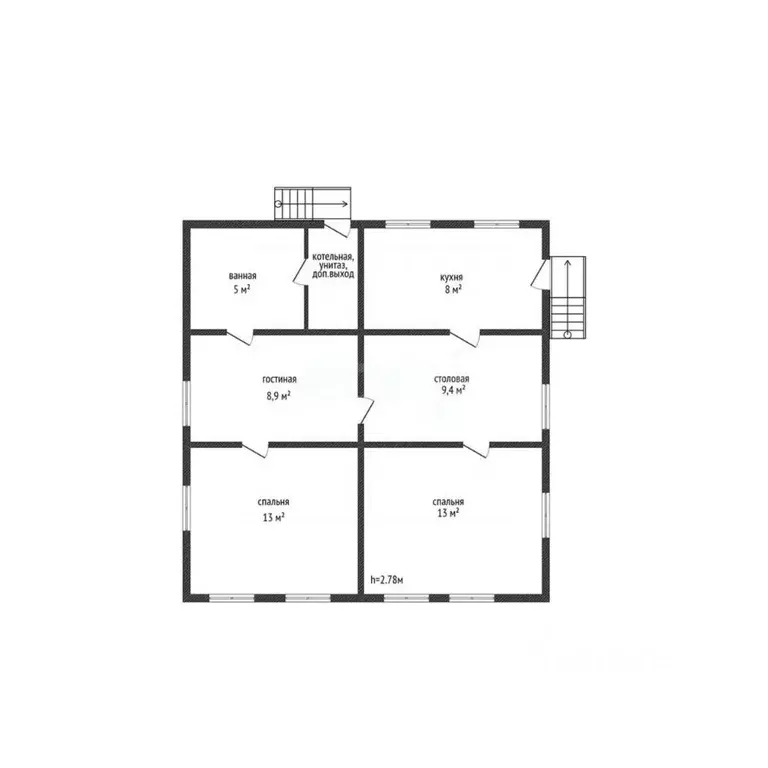 Дом в Краснодарский край, Краснодар Новый мкр, ул. 6-я Тихая, 13 (66 ... - Фото 2