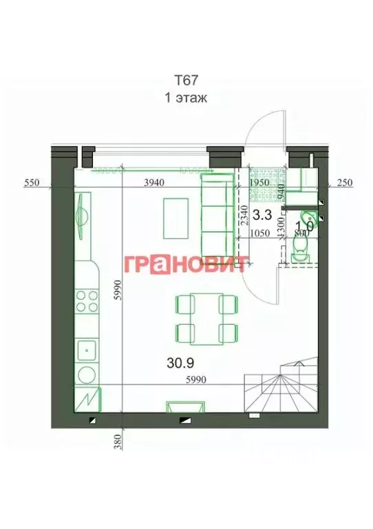 Таунхаус в Новосибирская область, Новосибирский район, Станционный ... - Фото 1