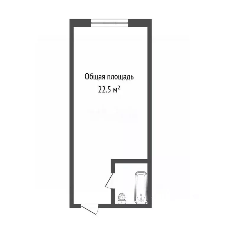 Студия Кемеровская область, Кемерово Ленинградский просп., 24 (22.3 м) - Фото 1