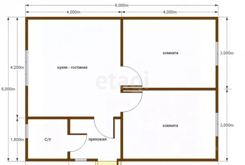 Дом в Амурская область, Благовещенск Соколовская ул., 29 (93 м) - Фото 1