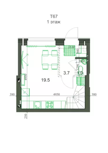 Продаётся 3-к квартира, 67.4 м - Фото 1