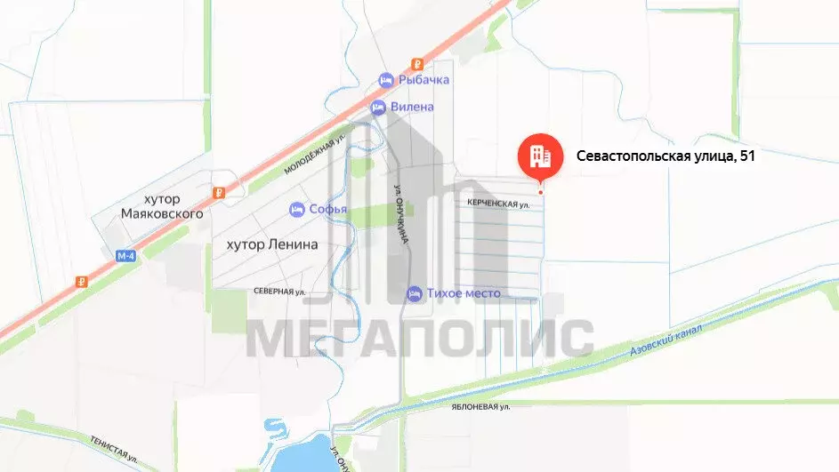 Участок в хутор Ленина, Севастопольская улица, 51 (5.3 м) - Фото 0