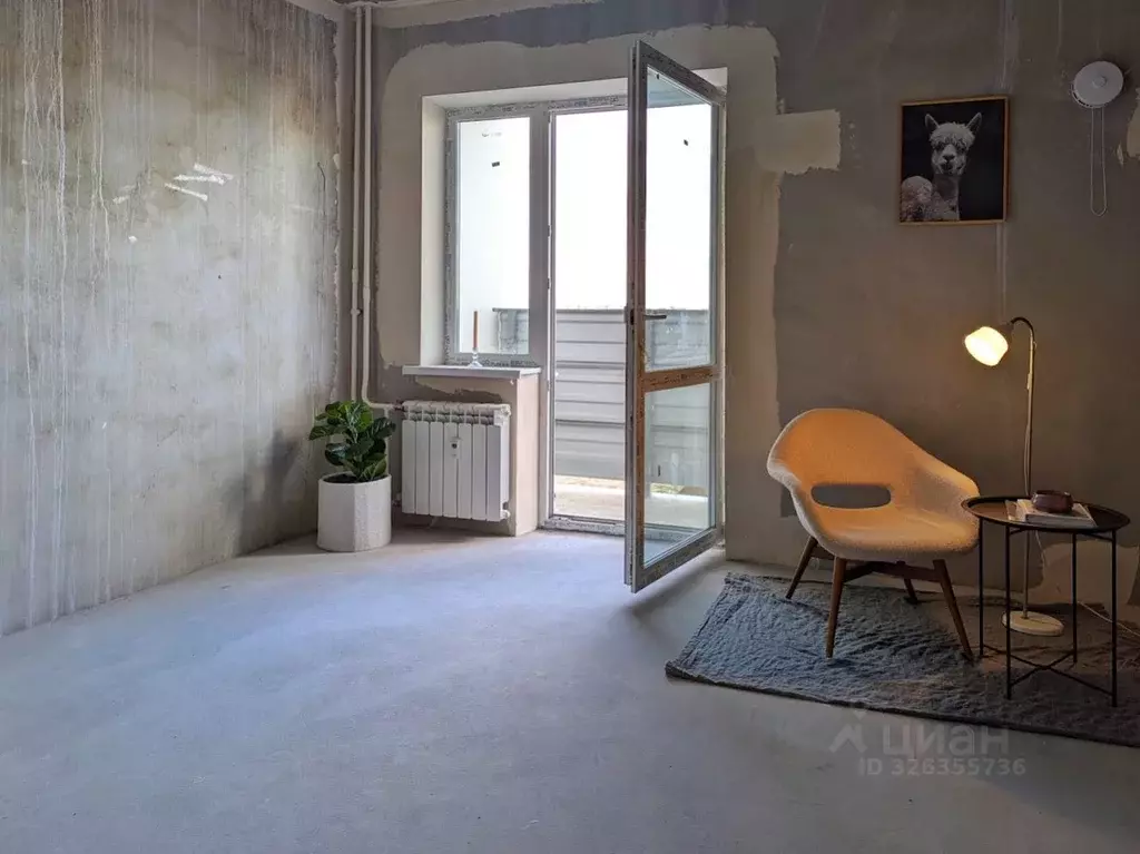 Студия Псковская область, Псков ул. Юности, 20 (24.6 м) - Фото 1