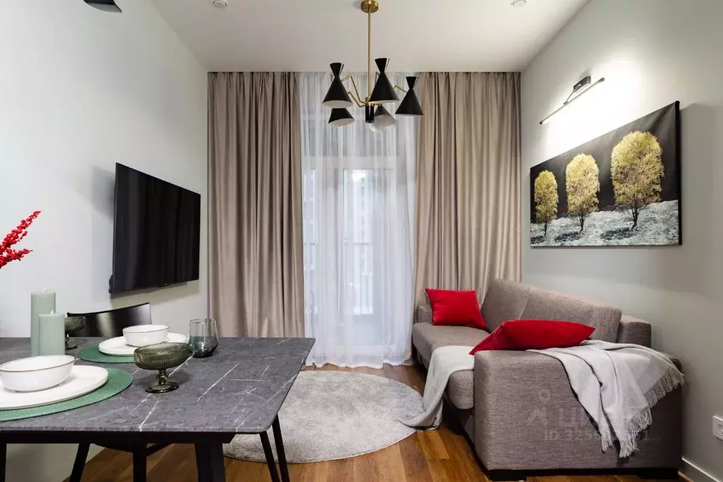 1-к кв. Санкт-Петербург наб. Миклухо-Маклая, 1к1 (43.6 м) - Фото 1