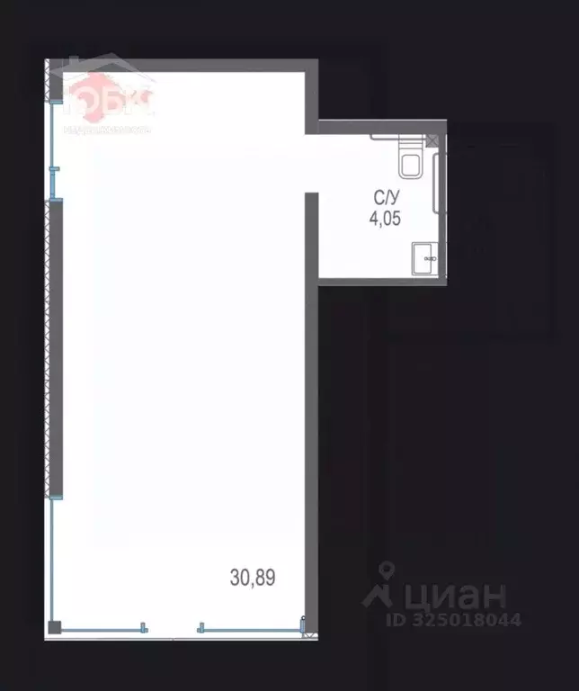 Офис в Крым, Сакский район, Лесновское с/пос, с. Прибрежное  (35 м) - Фото 2