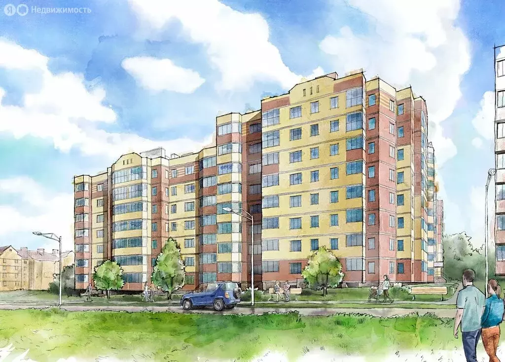 2-комнатная квартира: Волгоград, улица Расула Гамзатова, 11 (64.6 м) - Фото 0