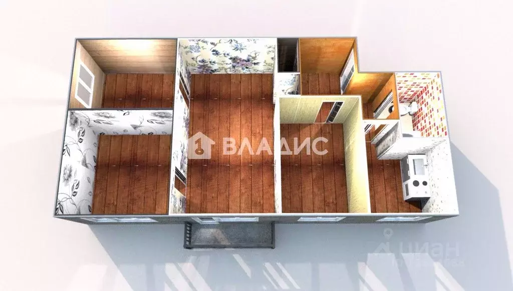 4-к кв. Иркутская область, Ангарск 10-й мкр, 98 (58.7 м) - Фото 2
