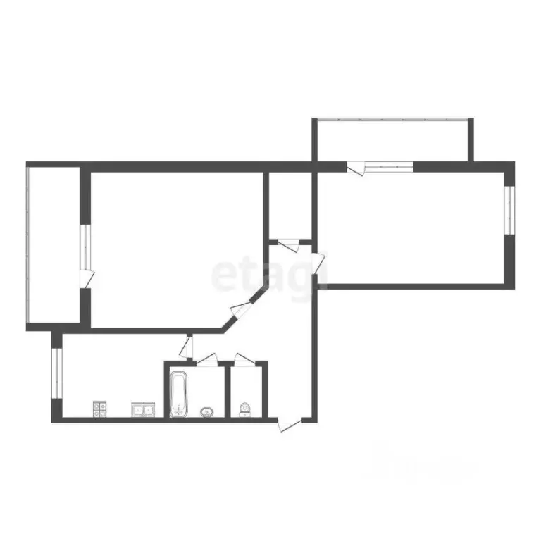 2-к кв. Мордовия, Саранск ул. Ульянова, 89 (55.8 м) - Фото 0