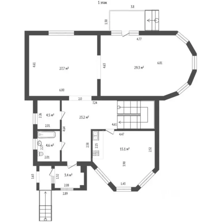 Коттедж в Тюменская область, Тюмень ул. Армизонская, 30 (204 м) - Фото 2