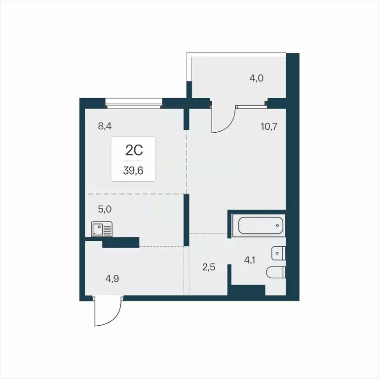 2-к кв. Новосибирская область, Новосибирск На Игарской кв-л,  (39.6 м) - Фото 1