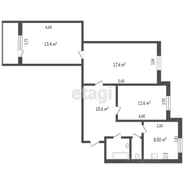 3-к кв. Ямало-Ненецкий АО, Новый Уренгой Северная Коммунальная Зона ... - Фото 2