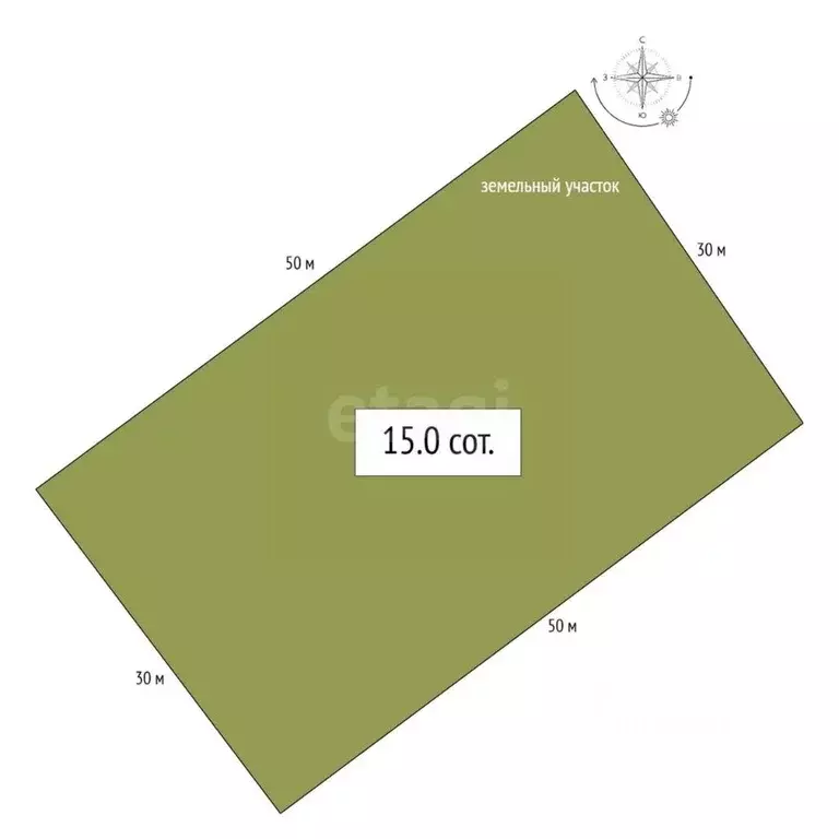 Участок в Алтай, Майминский район, с. Бирюля ул. Таркольская, 5 (15.0 ... - Фото 2