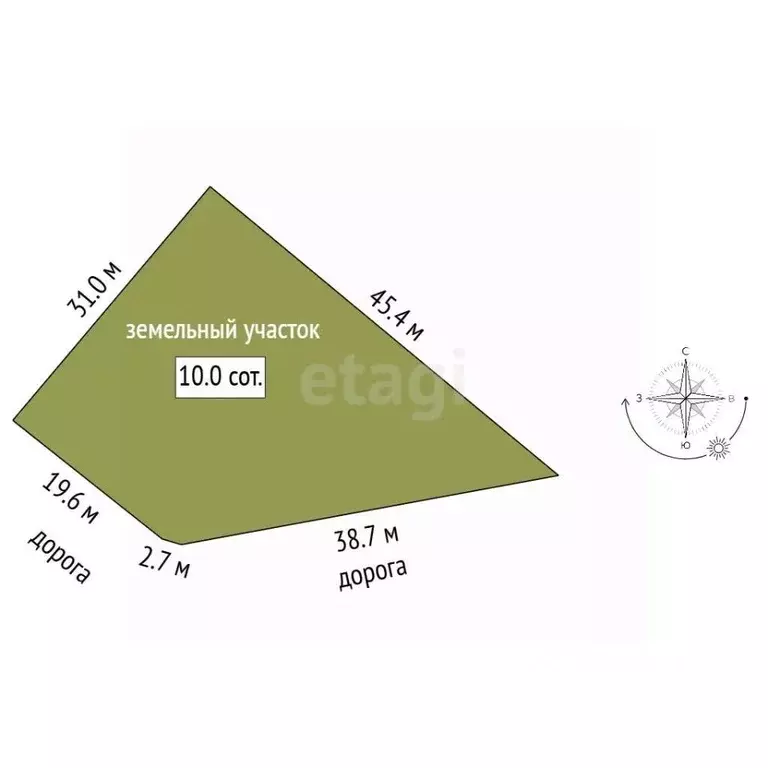 Участок в Башкортостан, Стерлитамакский район, Наумовский сельсовет, ... - Фото 1