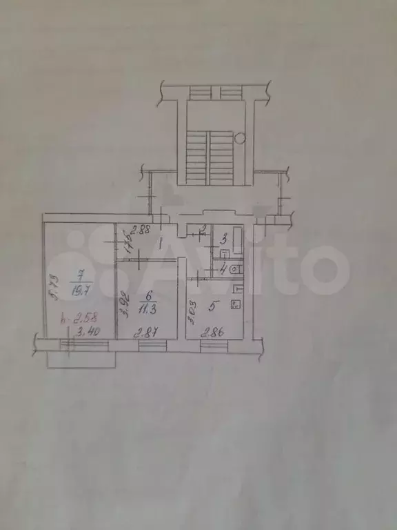 2-к. квартира, 52,1 м, 2/5 эт. - Фото 0