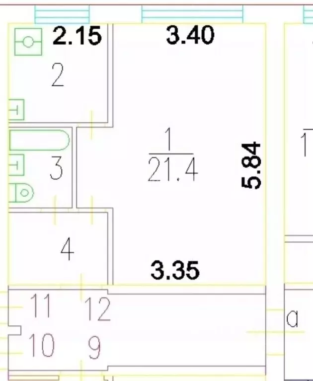 1-к кв. Москва Октябрьская ул., 91К4 (31.4 м) - Фото 2