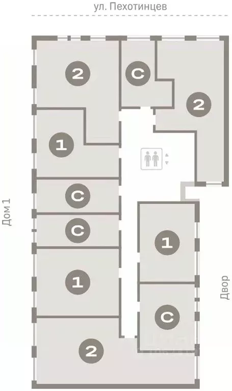 2-к кв. Свердловская область, Екатеринбург ул. Пехотинцев, 2В (79.9 м) - Фото 1