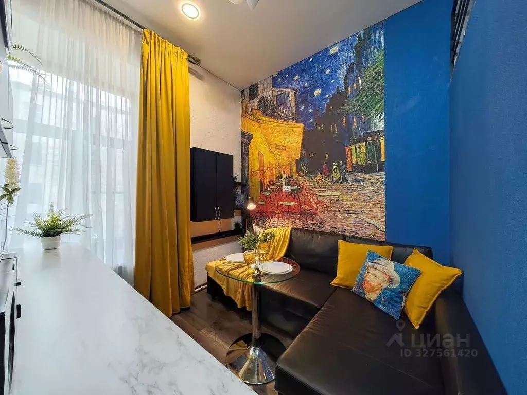 Студия Санкт-Петербург ул. Глинки, 3-5-7 (21.0 м) - Фото 2