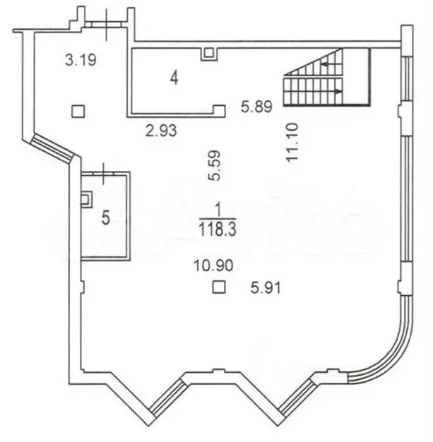 3-к. квартира, 290 м, 5/6 эт. - Фото 0