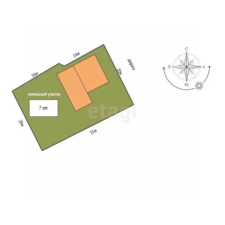 Дом в Челябинская область, Троицк Городская ул., 124 (40 м) - Фото 2