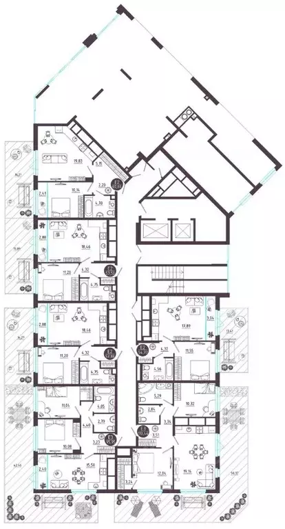 1-к кв. Рязанская область, Рязань Московское ш. (56.56 м) - Фото 2