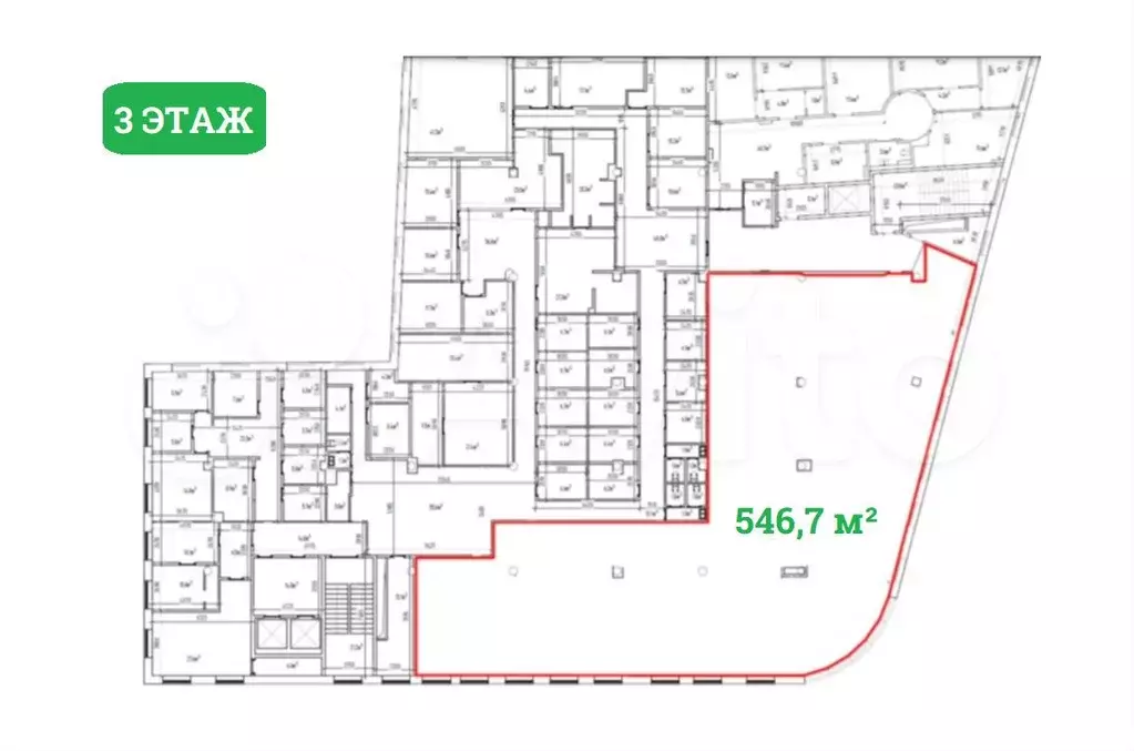 Аренда Офиса в БЦ  Садовая Галерея  - 546,7 м - Фото 0