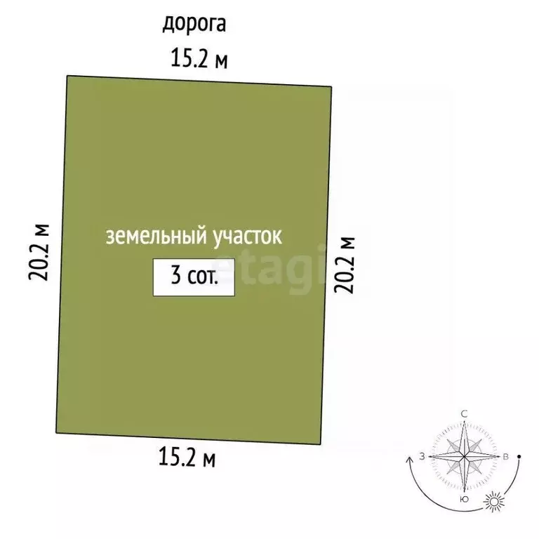 Участок в Ростовская область, Ростов-на-Дону Огородник ОНТ, ул. 3-я ... - Фото 1