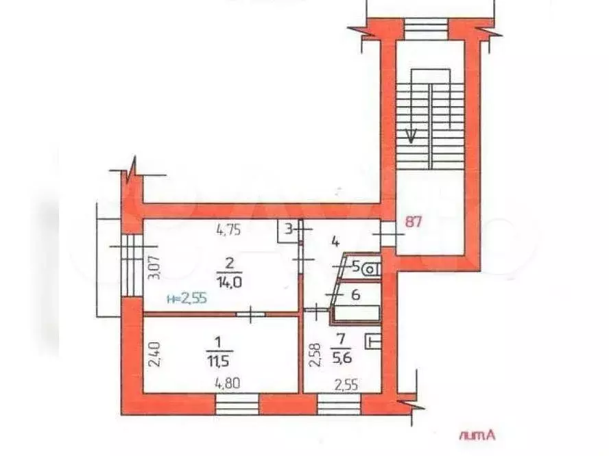 Аукцион: 2-к. квартира, 40,2 м, 2/5 эт. - Фото 0