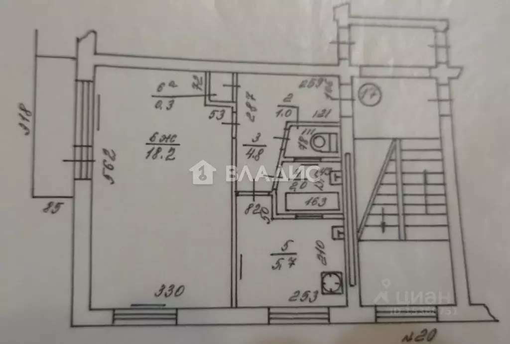 1-к кв. Калининградская область, Калининград ул. Георгия Димитрова, 20 ... - Фото 2
