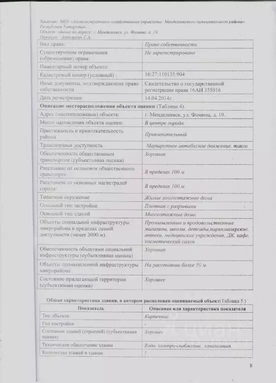 Помещение свободного назначения в Татарстан, Менделеевск ул. Фомина, ... - Фото 0