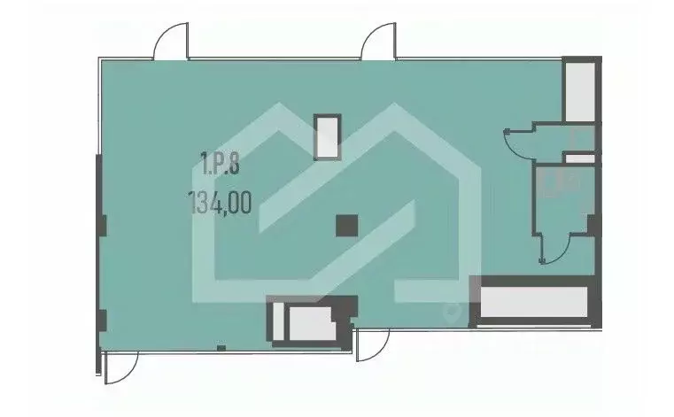 Помещение свободного назначения в Москва Складочная ул., 6С36 (134 м) - Фото 2