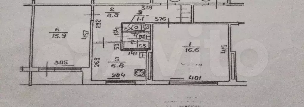 2-к. квартира, 51 м, 7/9 эт. - Фото 0